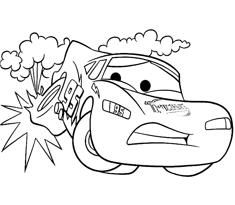 desenhos para colorir carros da disney